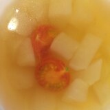 カブとミニトマトのスープ